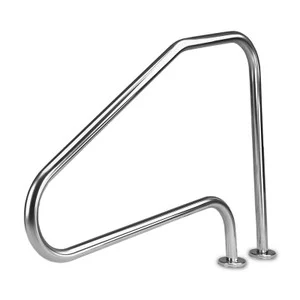 Inter-Fab Deck to Deck Mounted 4-Bend Stair Rail D4D049