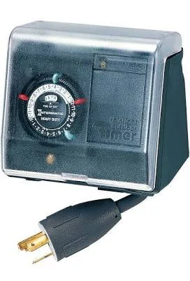 Intermatic Portable Heavy Duty Outdoor Timer 20amp-Twist Lock – P1131