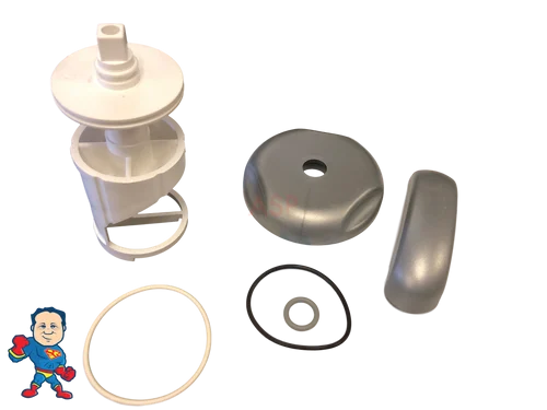 Jacuzzi Premium J300/J400 Series Diverter Valve Repair Kit – Cap, Handle, Stem & O-Rings (2007+)