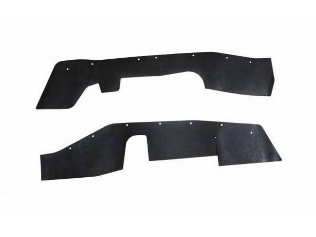 Inner Fender Dust Shields, 4X2, includes installation clips, does not incl instructions, US MADE reproduciton