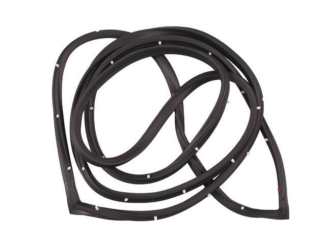Door Opening Weatherstrip Set, RH and LH, Incl clips, reproduction