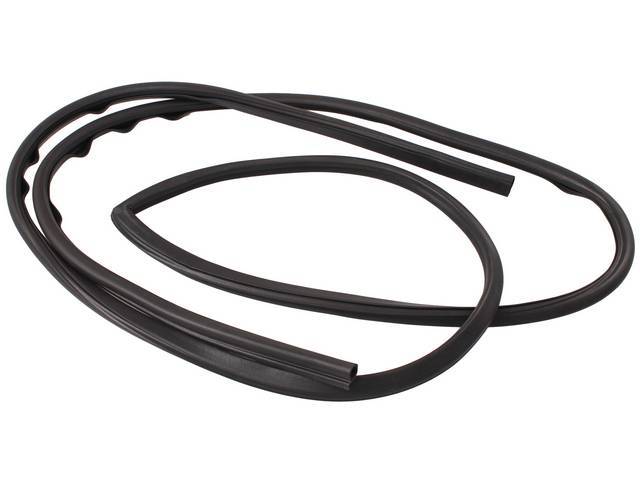 Side Door Opening Weatherstrip, LH, w/ molded corner, reproduction