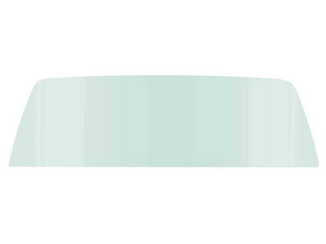 Back Window Glass, Large, Green Tinted, Non-Heated, reproduction