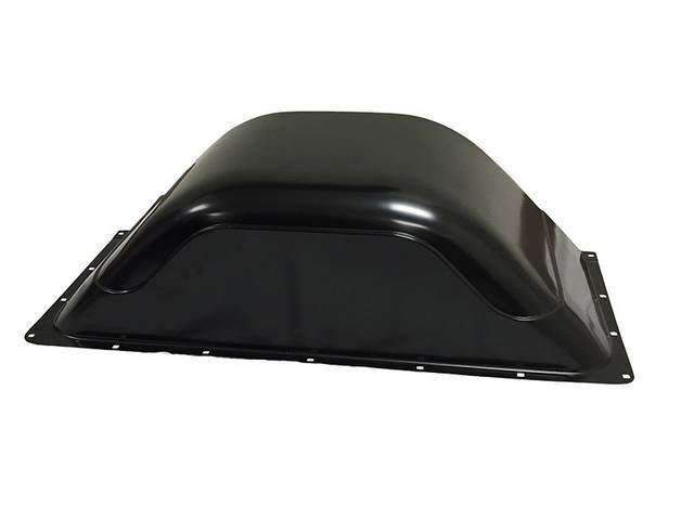 Inner Rear Wheelhouse Panel, RH or LH, 15 inch width (4 inches wider than a stock size wheelhouse), 18 gauge EDP-coated steel reproduction