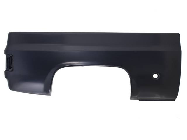 LH / Driver Side Bedside / Quarter Panel w/ round fuel door opening for (73-76 fleetside short bed)