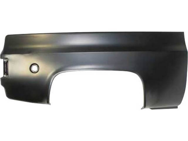 Quarter Panel Assembly, RH, with round fuel door opening, EDP-coated reproduction