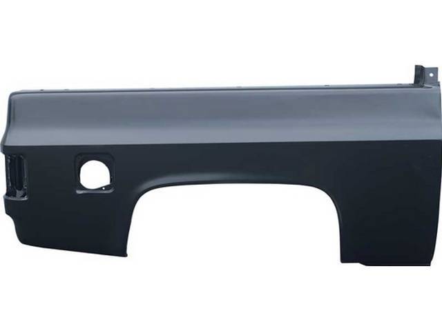 Quarter Panel Assembly, RH, with square fuel door opening, EDP-coated reproduction