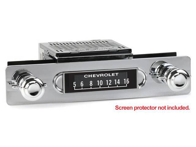 RetroSound Apache Laguna RetroRadio, chrome face, chrome bezel