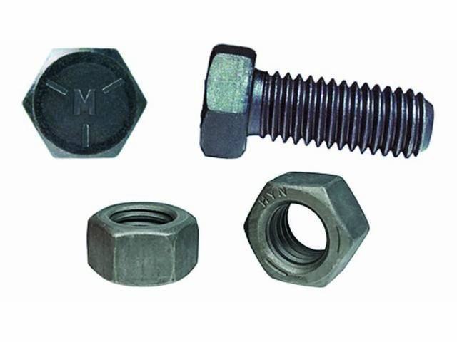 Rear Bumper Bracket Fastener Kit, 4-piece kit, OE correct reproduction
