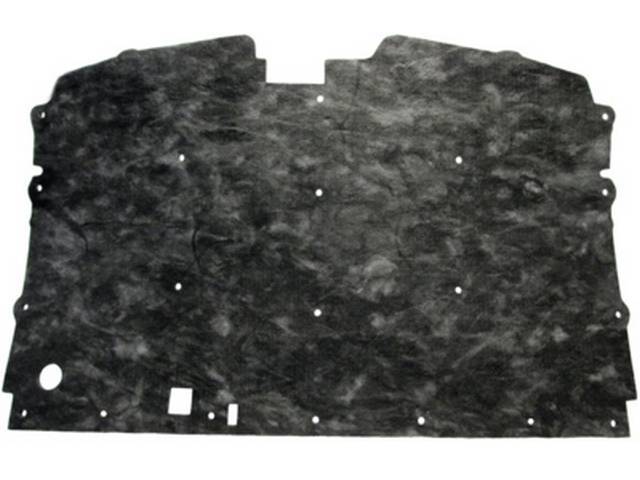 Hood Insulation Pad, 1-piece design, replacement style reproduction