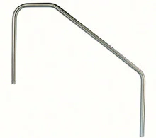 KDI Paragon Stair Mounted 3-Bend 72″ Hand Rail – 1.90″ x .145″ – 34209