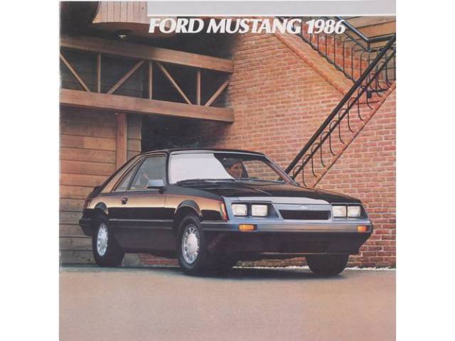 1986 Ford Mustang Sales Brochure