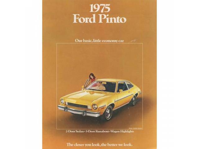 1975 FORD PINTO SALES BROCHURE
