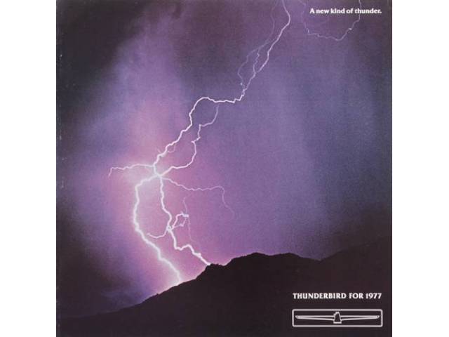 1977 FORD THUNDERBIRD SALES BROCHURE