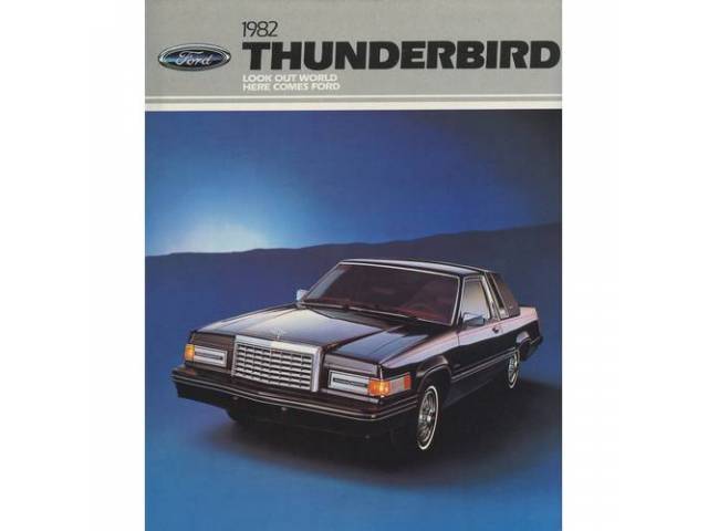 1982 FORD THUNDERBIRD SALES BROCHURE