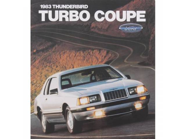 1983 FORD THUNDERBIRD TURBO SALES BROCHURE