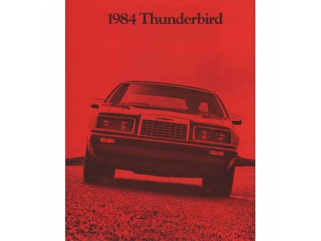 1984 FORD THUNDERBIRD SALES BROCHURE