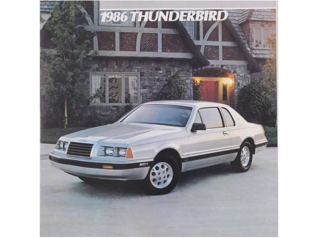 1986 FORD THUNDERBIRD SALES BROCHURE