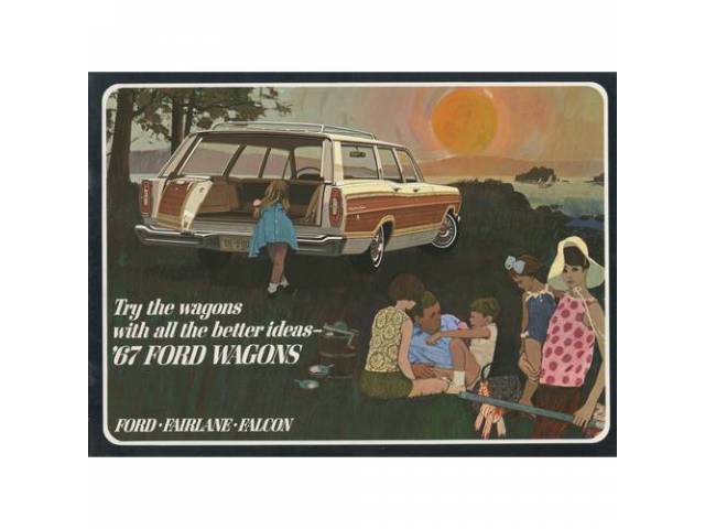 1967 FORD STATION WAGONS SALES BROCHURE