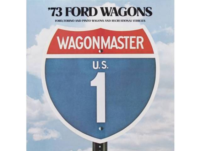 1973 FORD STATION WAGONS SALES BROCHURE