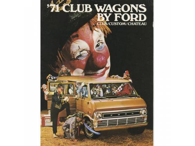 1971 FORD CLUB WAGON SALES BROCHURE