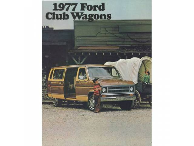1977 FORD CLUB WAGON SALES BROCHURE