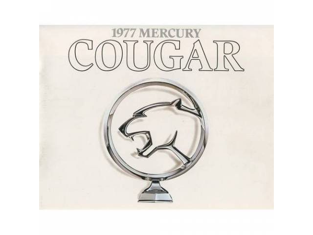 1977 MERCURY COUGAR SALES BROCHURE