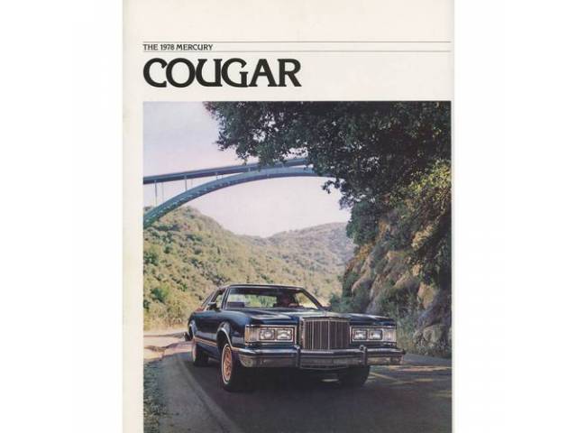 1978 MERCURY COUGAR SALES BROCHURE