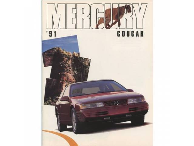 1991 MERCURY COUGAR SALES BROCHURE