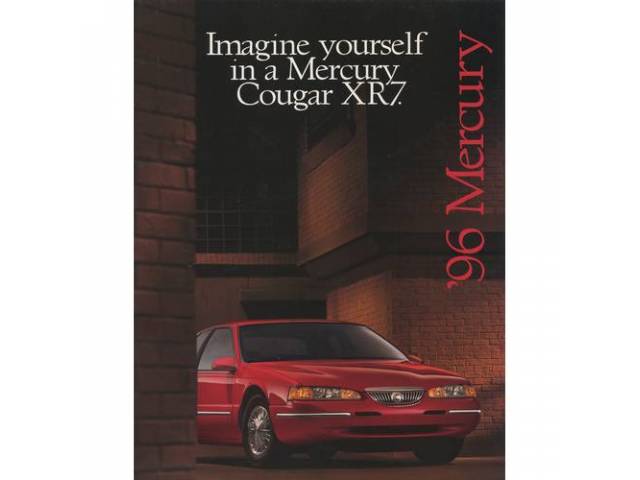 1996 MERCURY COUGAR SALES BROCHURE