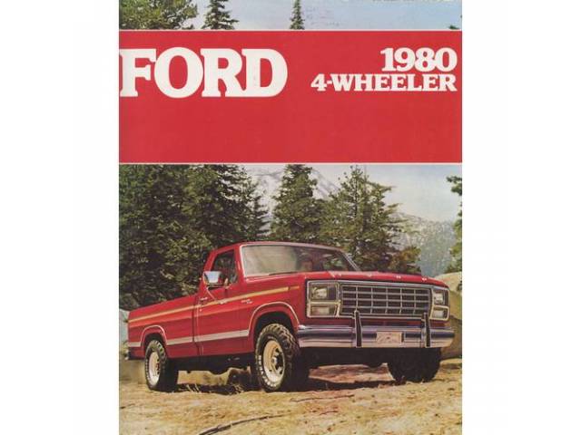 1980 FORD F-SERIES 4X4 TRUCK SALES BROCHURE