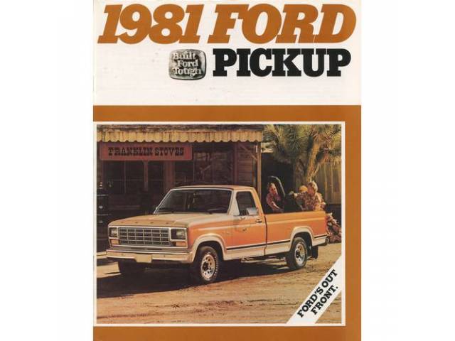 1981 FORD F-SERIES TRUCK SALES BROCHURE