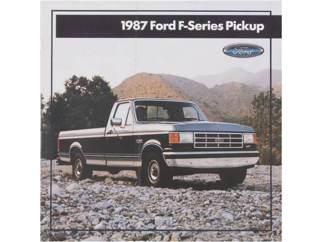1987 FORD F-SERIES TRUCK SALES BROCHURE