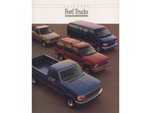 1992 FORD F-SERIES TRUCK SALES BROCHURE