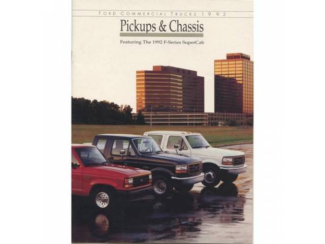 1992 FORD F-SERIES HEAVY TRUCK SALES BROCHURE