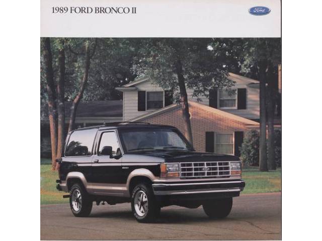 1989 FORD BRONCO 2 SALES BROCHURE