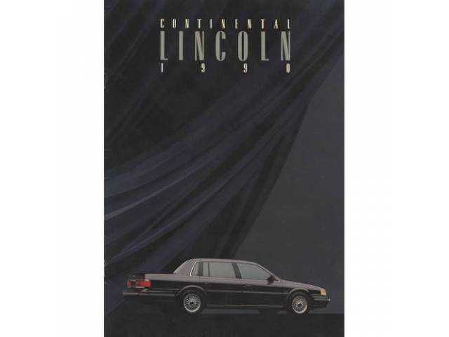 1990 LINCOLN CONTINENTAL SALES BROCHURE