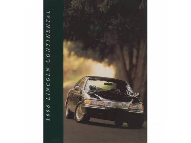 1996 LINCOLN CONTINENTAL SALES BROCHURE