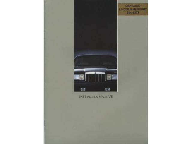 1991 LINCOLN MARK 7 SALES BROCHURE