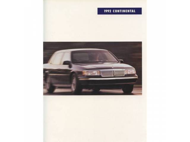 1992 LINCOLN MARK 7 SALES BROCHURE