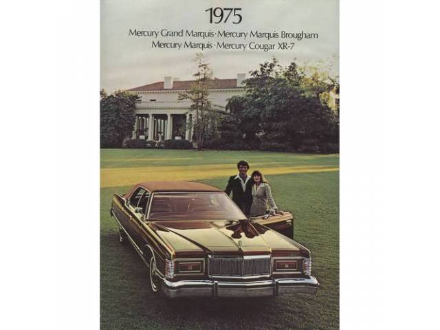 1975 MERCURY FULL LINE SALES BROCHURE