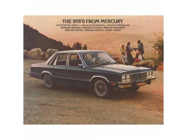 1978 MERCURY FULL LINE SALES BROCHURE