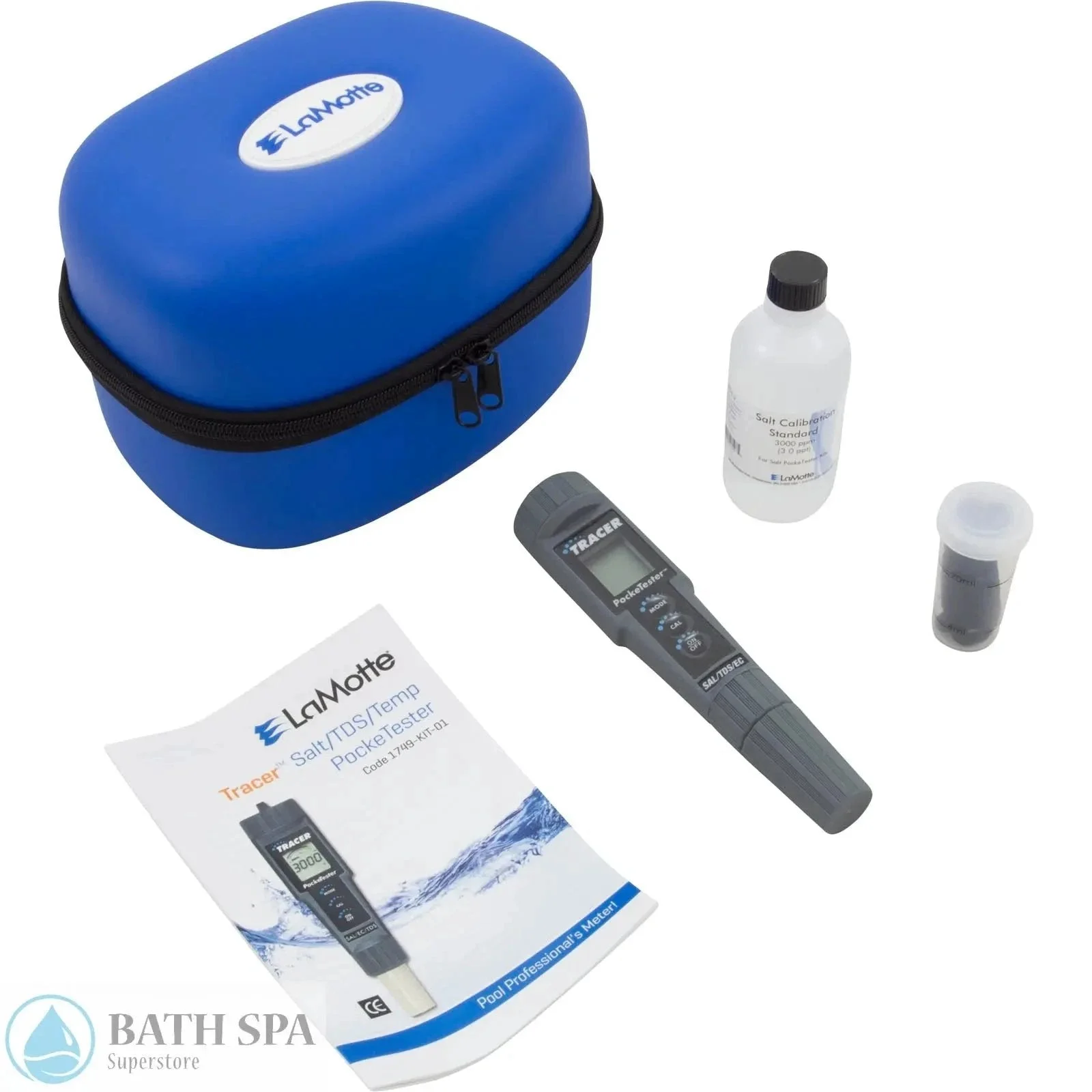 LaMotte Tracer Digital Test Meter Kit [Salt, TDS, Temp] (1749-KIT-01)