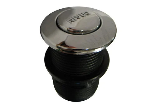 Len Gordon Air Button #15 Classic Touch, Chrome, Plastic (Drain) | 951590-737