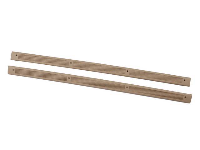 Plates, Door Scuff, Sand Beige, Original Ford Tooling, E5zz-6113208-A