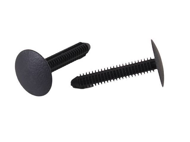94-04 Kick Panel Push Pin Mounting Kit-Black (Does Both Sides)