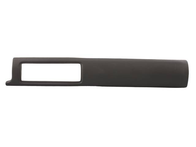 Dash Pad, Upper, Smoke Gray / Dark Gray, Urethane, Oe Style Fit, These Are Replacement Style Due To The Fact That All The Oe Correct Colors Are All Not Available, Dyeable