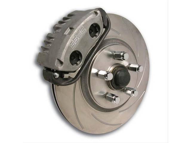 Disc To Disc Kit, Front, 5 Lug, Ssbc Cobra Style Kit, Standardfinish Calipers, (2) Trubo Slotted Rotors, 5 Lug Design, Requires A Minimum Of 17 Inch Wheels