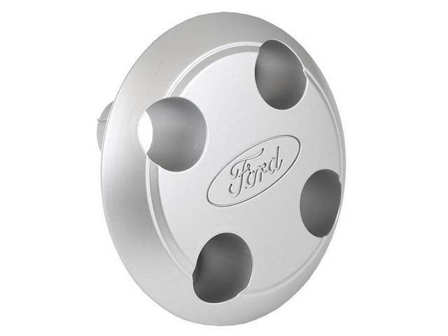 GT Turbine Wheel Center Caps w/ Ford Logo for 87-90 Mustang