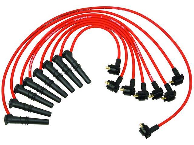 Wire Set, Spark Plug, Red, Ford Racing, These